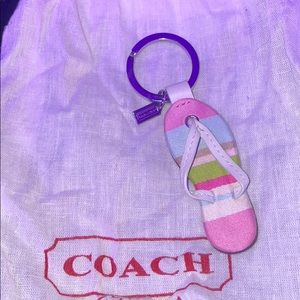 Sandal Coach key chains